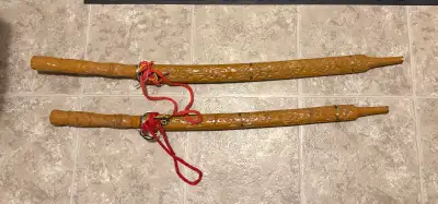 Two Thai Dha Sword Replicas, they can go together or separately. Send me an offer or reach out if yo...