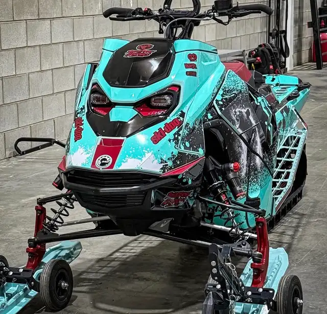 Custom Sled Wraps Edmonton - Bulletproof Graphics