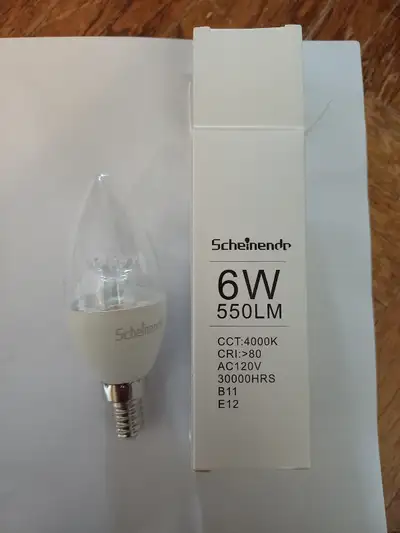 Chandelier led  light bulbs  6pack, View more