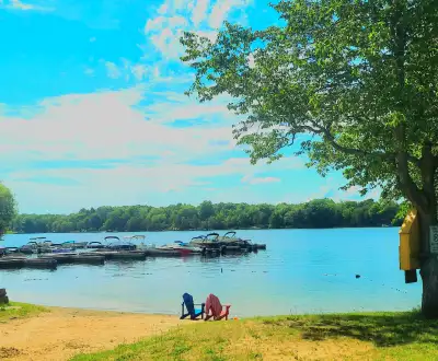 Grab your piece of summer paradise in this beautiful turnkey RV family home set at the gateway to On...
