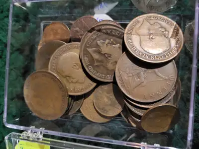 1806To 1930s Various Countries 1 Penny Coins Etc, View more