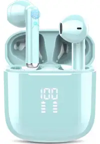 New Wireless Earbuds, Mini Bluetooth 5.3 Headphones HiFi Stereo,