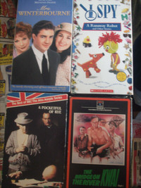VHS Movies in English & More Selling.            3912-16
