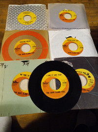 Vinyl Records 45 RPM The Dave Clark Five UK Lot of 7