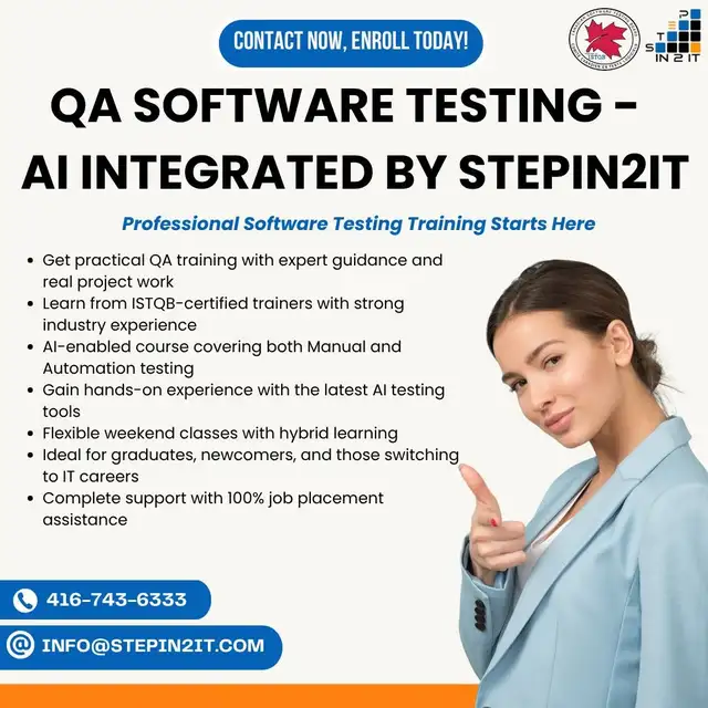 Launch Your IT Career with QA Software Testing + AI Integration!480459698670807040