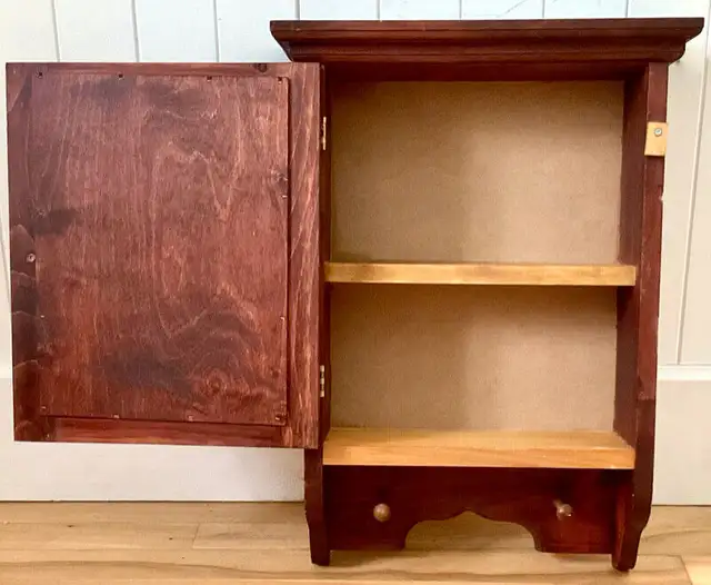 Vintage. Collection. Wooden pharmacy cabinet63436969819137122