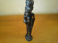 African Hand Carved Art- Native Man