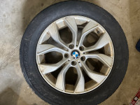 BMW X5 (2009) OEM Rims 255/55/18 with Winter tires (4 set)