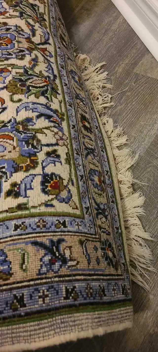 *** 10x6 authentic hand made wool persian Tabrizi rug ** in Rugs, Carpets & Runners in Markham / York Region - Image 3