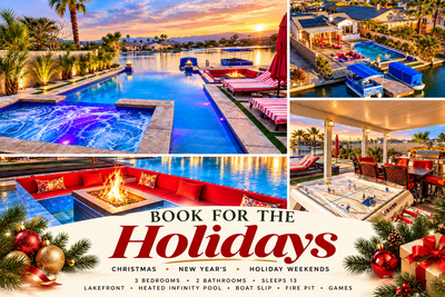 Luxury Lakefront vacation rental in Indio, Ca, View more