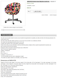 Ikea SKRUVSTA Multicolour Swivel Chair