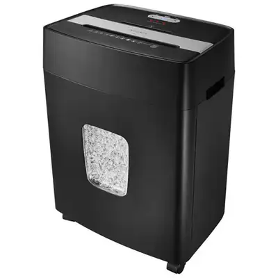 New opened box.Dispose your sensitive documents safely with this Insignia micro-cut shredder. Its P4...