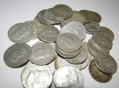 All coins are 90% silver composition. Coins are in better than average circulated condition. No poli...