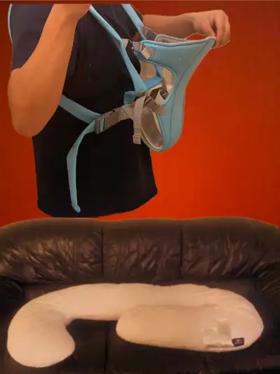 2 Pieces - Baby body carrier and Pregnancy Pillow, View more