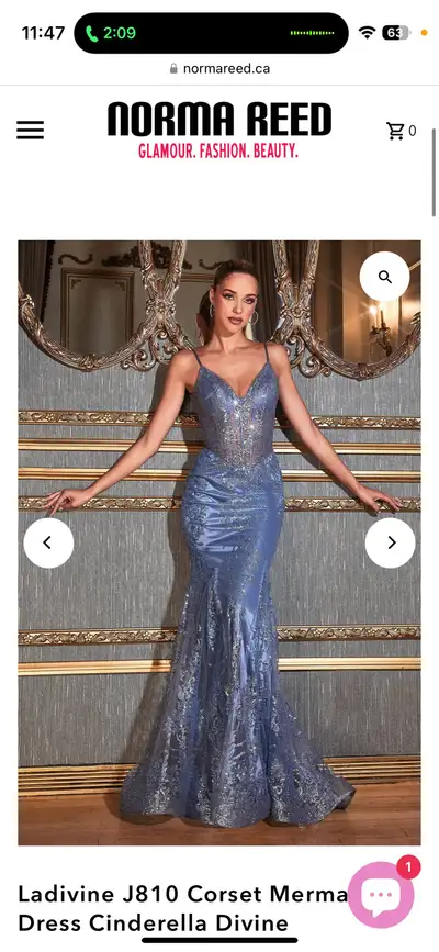 Prom dress Norma Reed never worn, View more