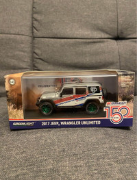 Greenlight 1:43 Jeep Wrangler Green Machine Greenie Chase 