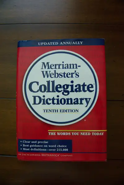 Merriam-Webster's Collegiate Dictionary, View more