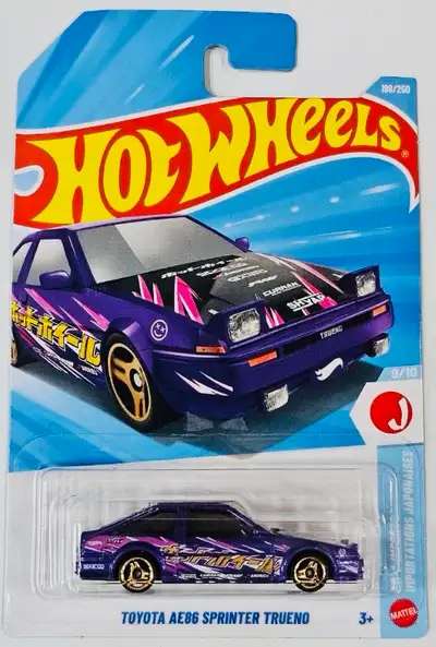 HOT WHEELS TOYOTA AE86 SPRINTER TRUENO, View more