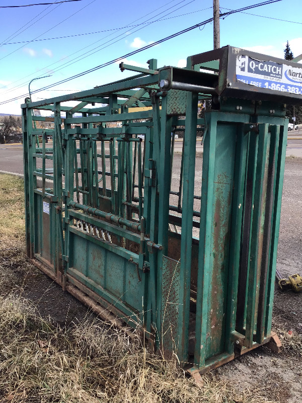 Qcatch squeeze chute in Livestock in Smithers