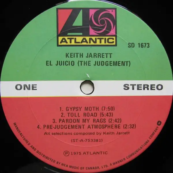 Keith Jarrett  --  El Juicio (The Judgment)    * VINYL / VINYL63234860782209122