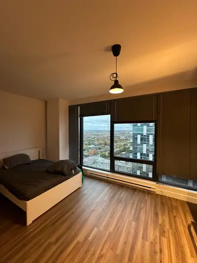 Experience modern living in this beautiful downtown studio apartment, featuring floor-to-ceiling win...