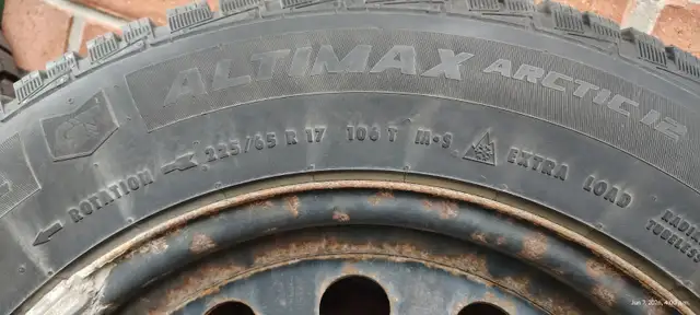Winter 225/65 R17 106T MS (Set of 4) Tires + Rims in Tires & Rims in Ottawa - Image 4