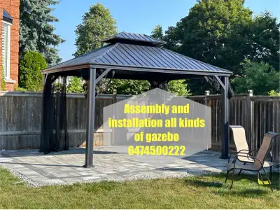 installation of gazebo, View more