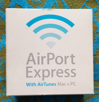 Air Port Express With AirTunes Mac+ PC,  NEW