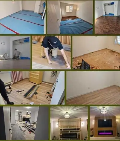 pose de plancher en vinyle clic, View more