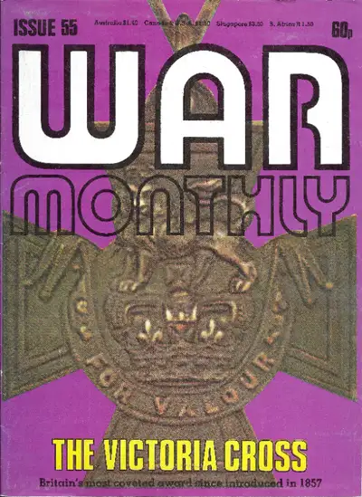 A great looking magazine! This is the ISSUE #55 of WAR MONTHLY magazine. The magazine is in Very Goo...