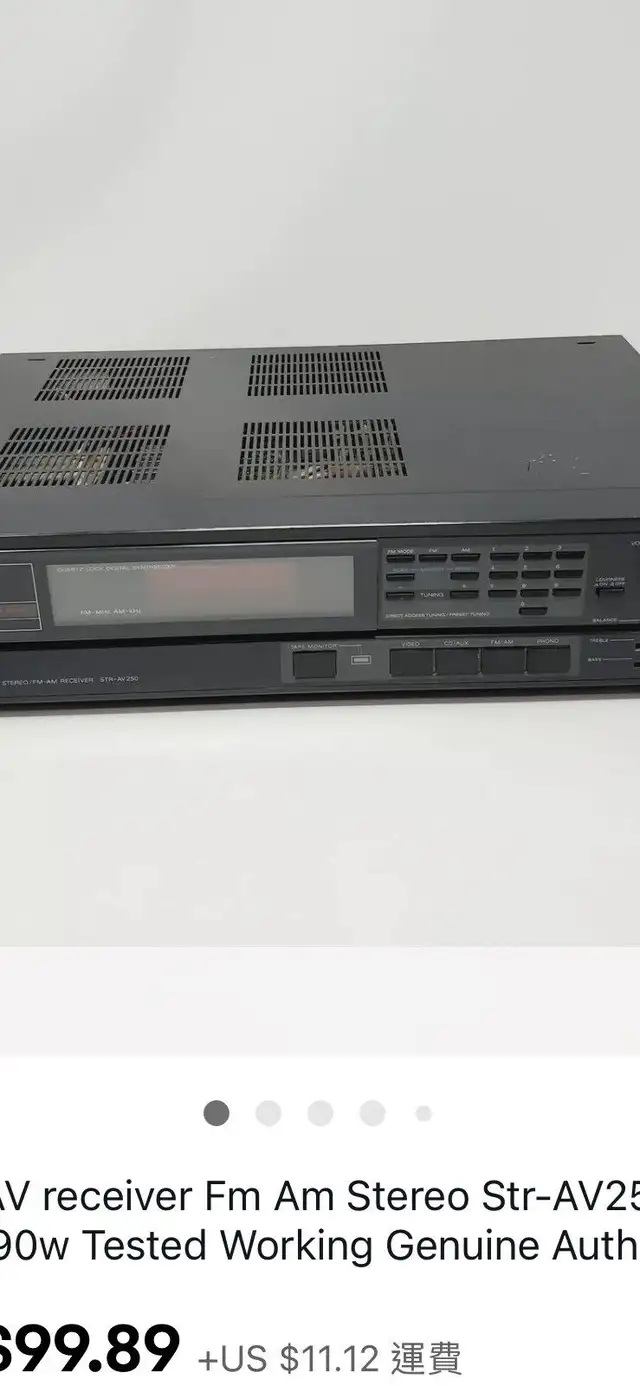 Vintage 90s Sony AV receiver Fm Am Stereo Str-AV250 $109 in Arts & Collectibles in Markham / York Region - Image 11
