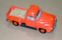 1953 Ford pickup truck, o-scale, die-cast metal