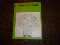 Stihl FS 72, 74, 76 Brushcutters Service Manual