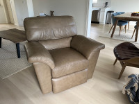 Genuine Leather recliner chair 