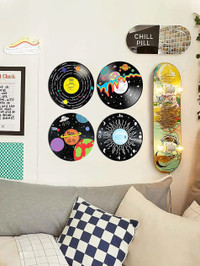 Actual Record Size Vinyl Wall Sticker Art