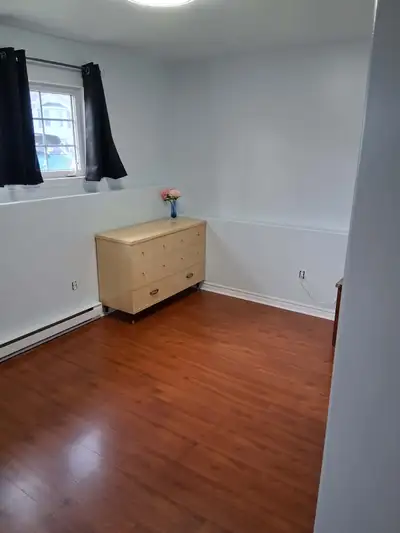 Spacious freshly painted room for rent, currently has a dresser. Private backyard with deck. Quiet p...