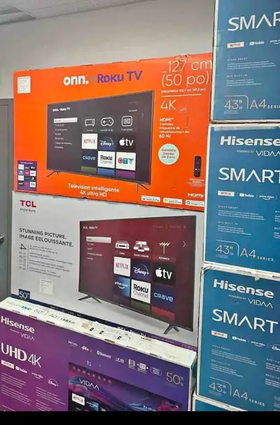 TCL smart tv 4k✅✅, View more