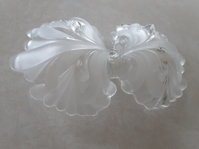 Vintage Footed MiKasa Walther Frosted or Clear Crystal Dish in Kitchen & Dining Wares in Thunder Bay - Image 4