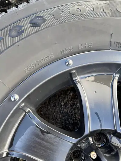4winter firestone tires and rims in like new condition