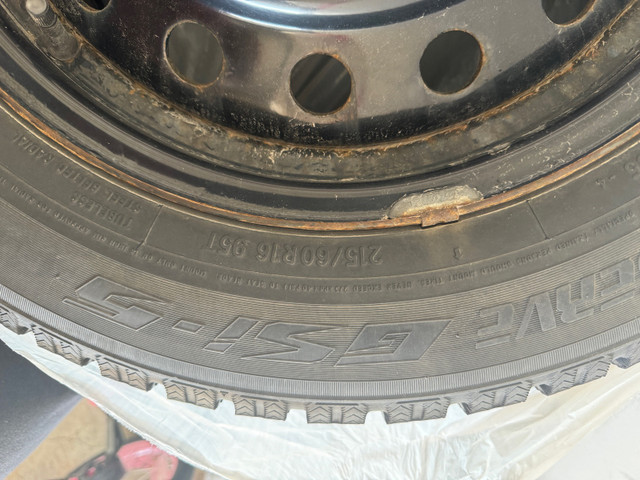 Winter tires on rim -4 pieces in Tires & Rims in Kitchener / Waterloo - Image 4
