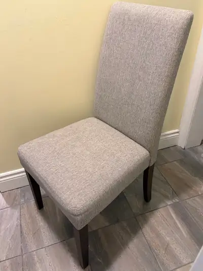 Upholstered Grey Dining Chair, View more