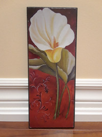 Flower Wooden Wall Plaque Board