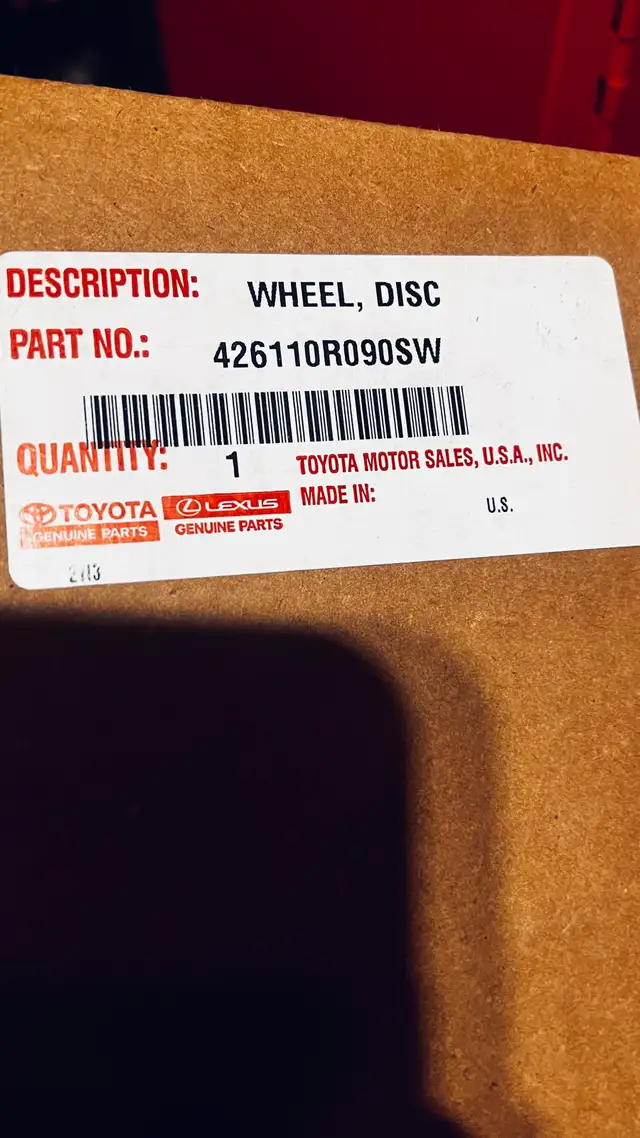 Toyota 17” Steel Wheel silver color (17x6.5J) in Tires & Rims in Ottawa - Image 6