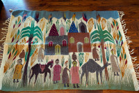 Egyptian handcrafted rug