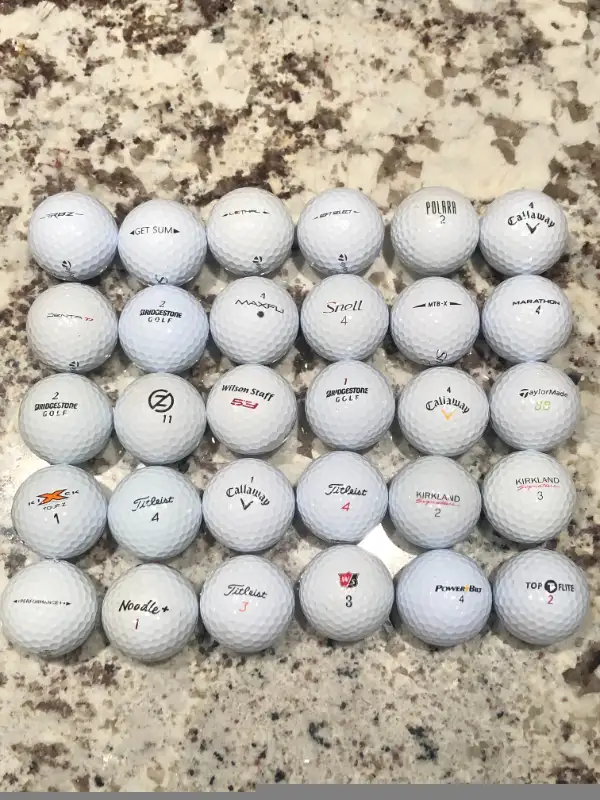 Golf Balls Miscellaneous White for $1 each Excellent conditions in Golf in Kitchener / Waterloo - Image 6