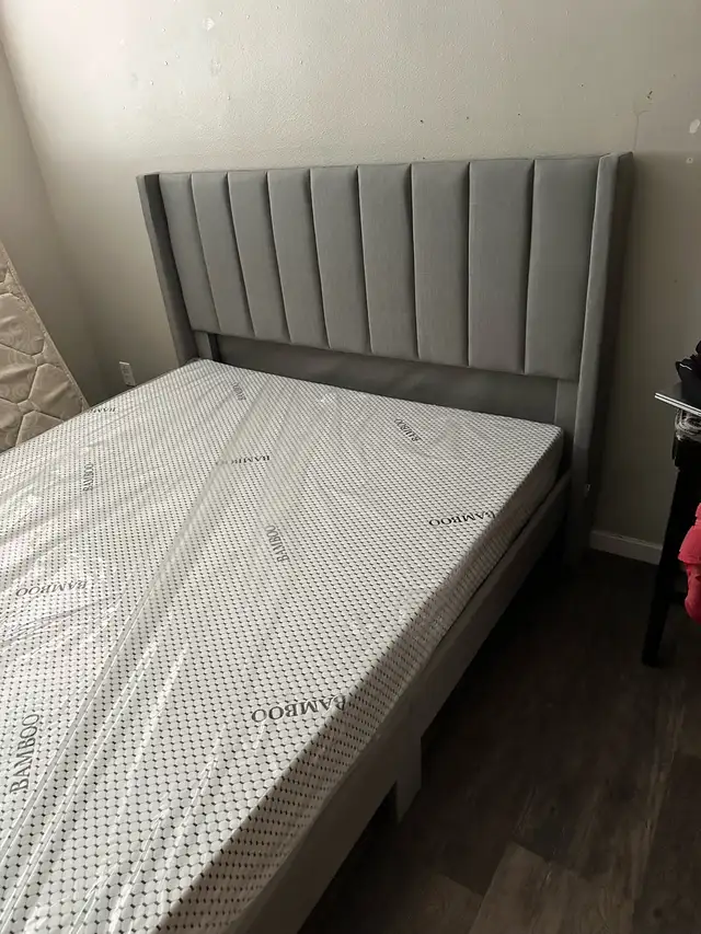 BNIB upholstery Platform, twin double queen & king (no need b in Beds & Mattresses in Chilliwack - Image 10