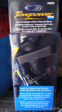 Reese Towpower adapter 4 way to 6 way pin connector, $25.00