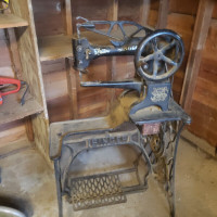 Vintage cobbler’s sewing machine