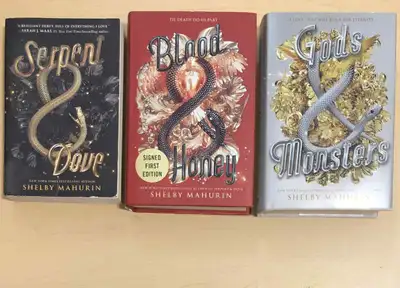 excellent shape ($30 for set or individual prices below) $7 -book1- Serpent and Dove (bit of cover w...