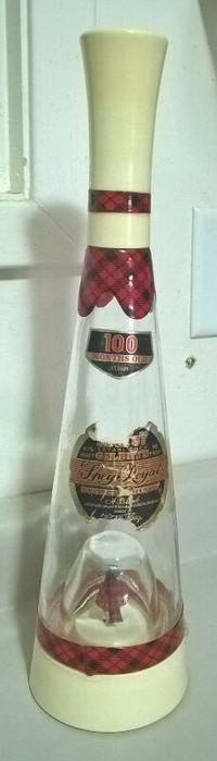 Antique Spey Royal Whiskey Pyramidal Bottle w/ Dancing Scotsman